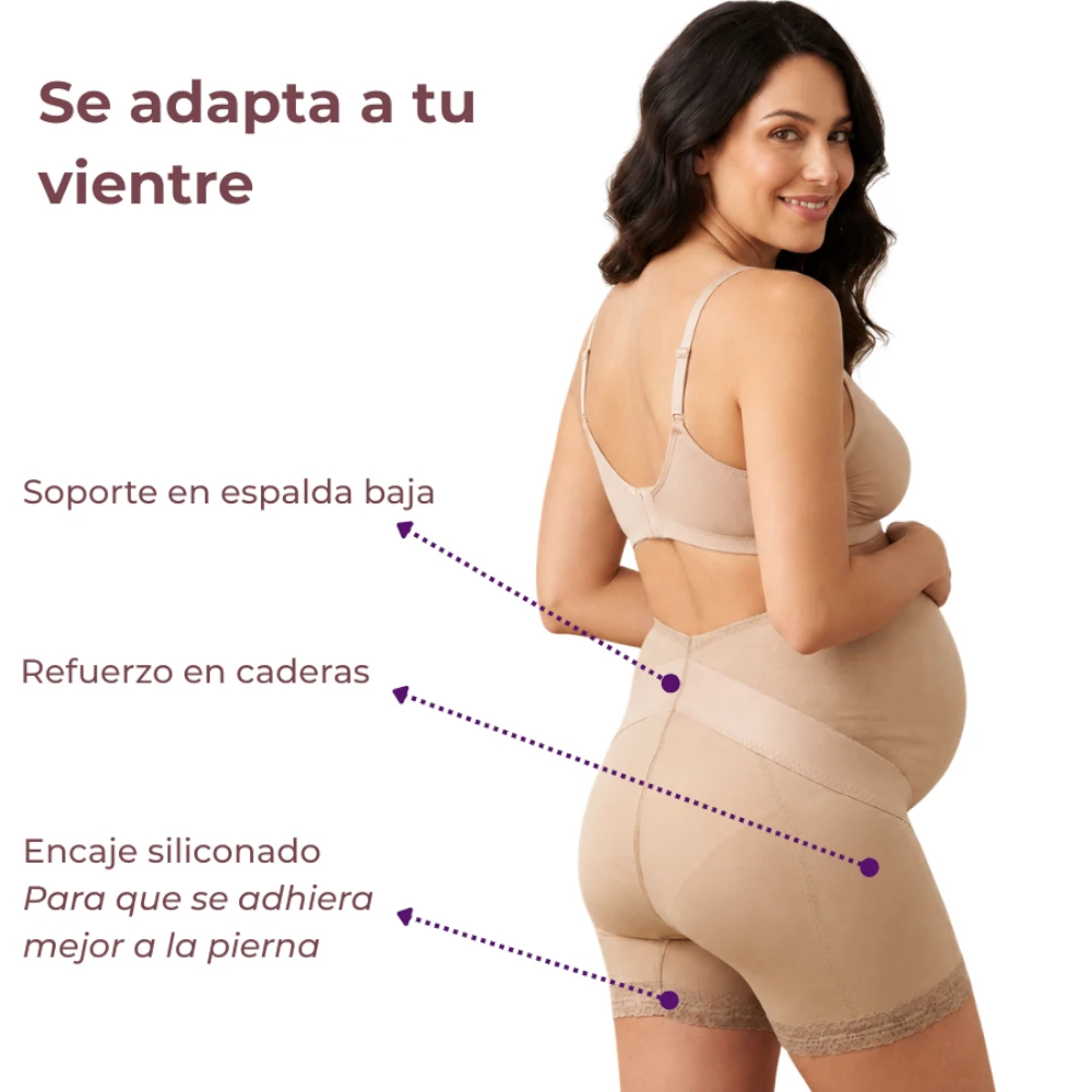 Panty Faja Bóxer Maternal Ajustable Embarazada New Look 583 - Image 4
