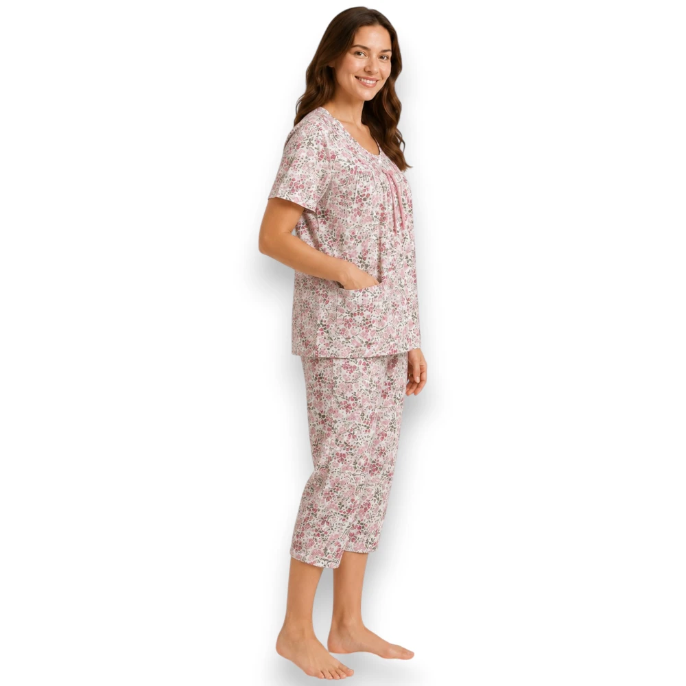 Pijama Manga Corta Pantalón Dama/mujer 60195 Intime Lingerie - Image 2