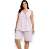 pijama-sin-manga-bermuda-algodon-poliester-intime-60280