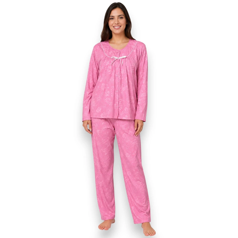 pijama-polar-abierta-botones-manga-larga-mujer-intime-60445