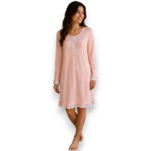 pijama-camison-algodon-manga-larga-dama-deborah-6302