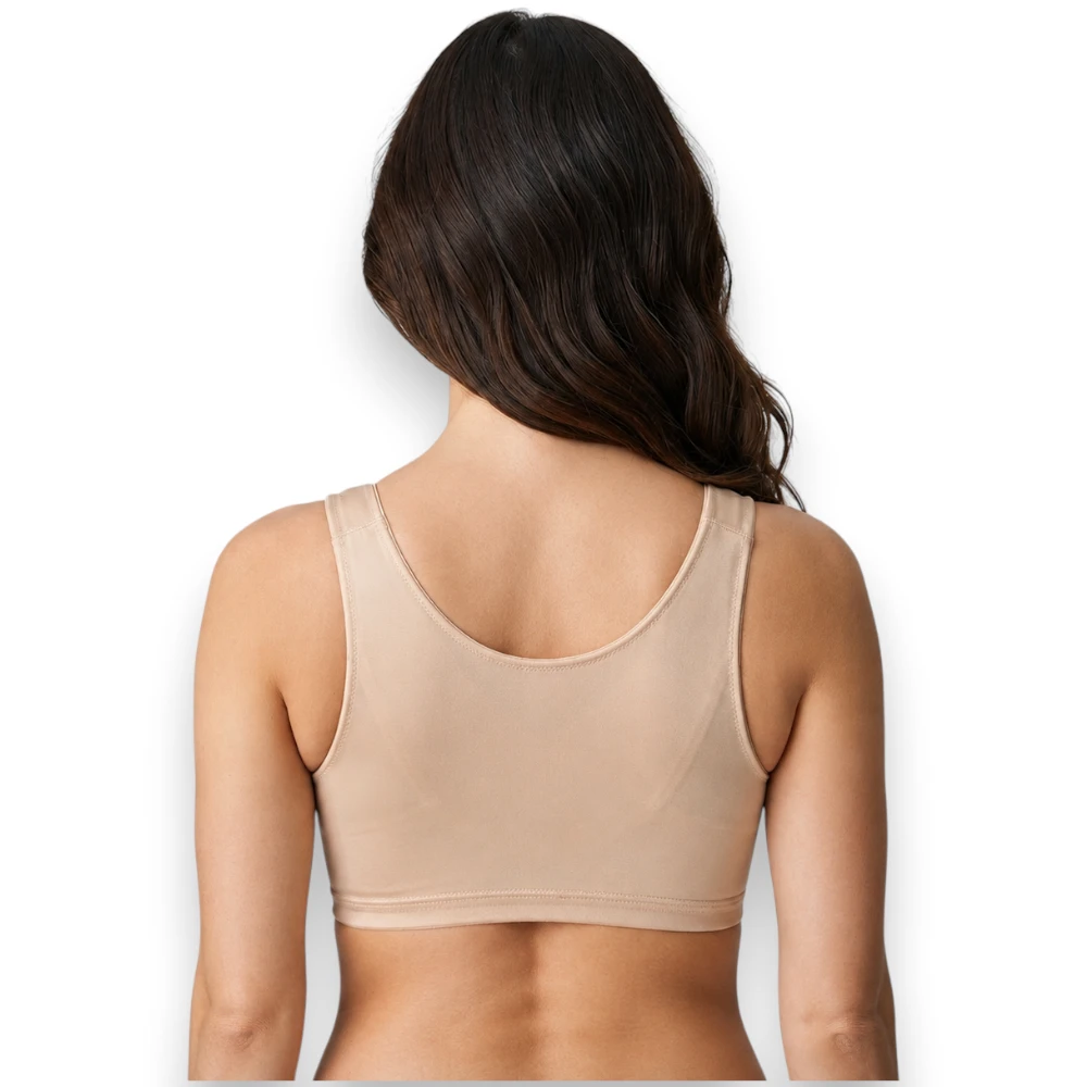 Brasier Peto Corto Soporte Espalda Broches Al Frente 681 Leyda - Image 3