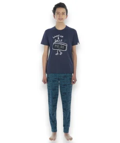pijama-pantalon-nino-manga-corta-adolescente-skiny-74359