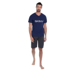 pijama-ligera-algodon-manga-corta-y-short-hombre-skiny-74656