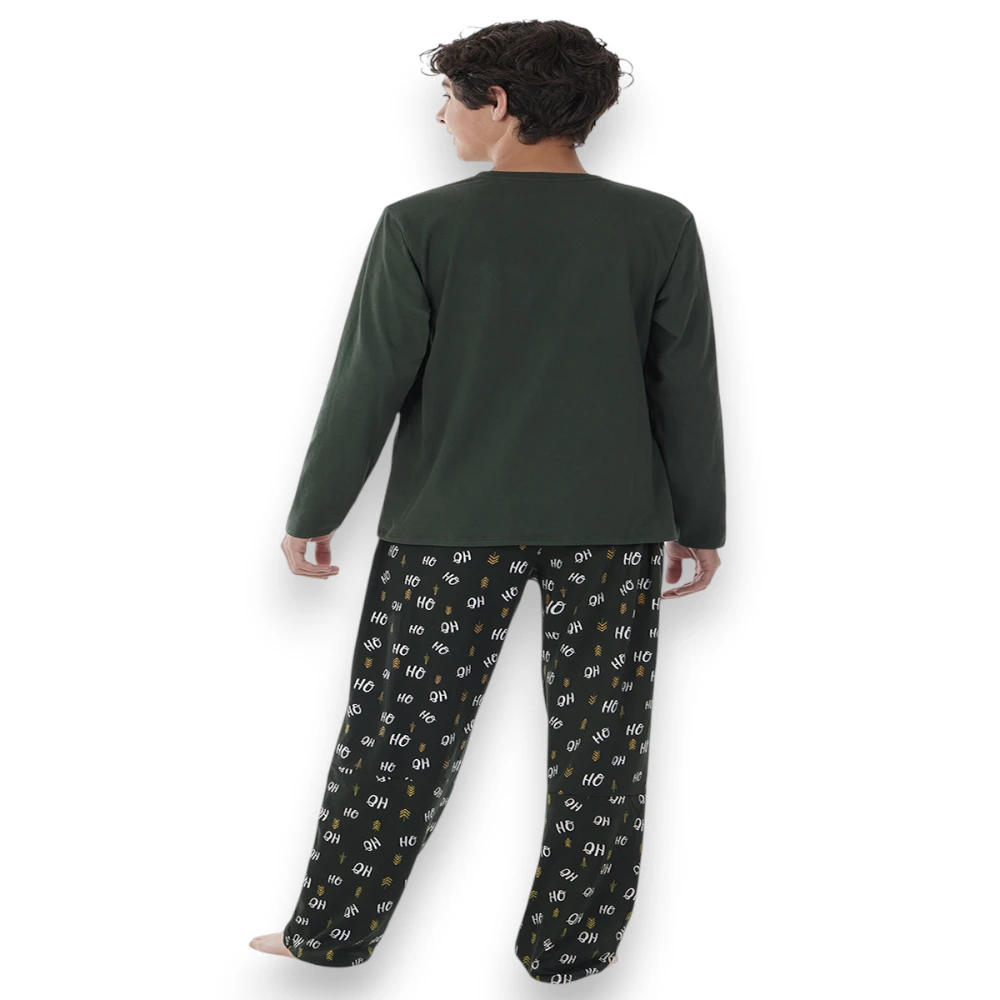 Pijama Navideña Niño Manga Larga Pantalón Skiny 75556 - Image 3