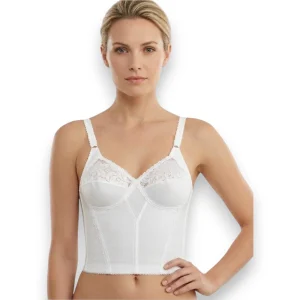 Bra Peto Largo Licra Sin Varilla Con Encaje 807 Yoliss