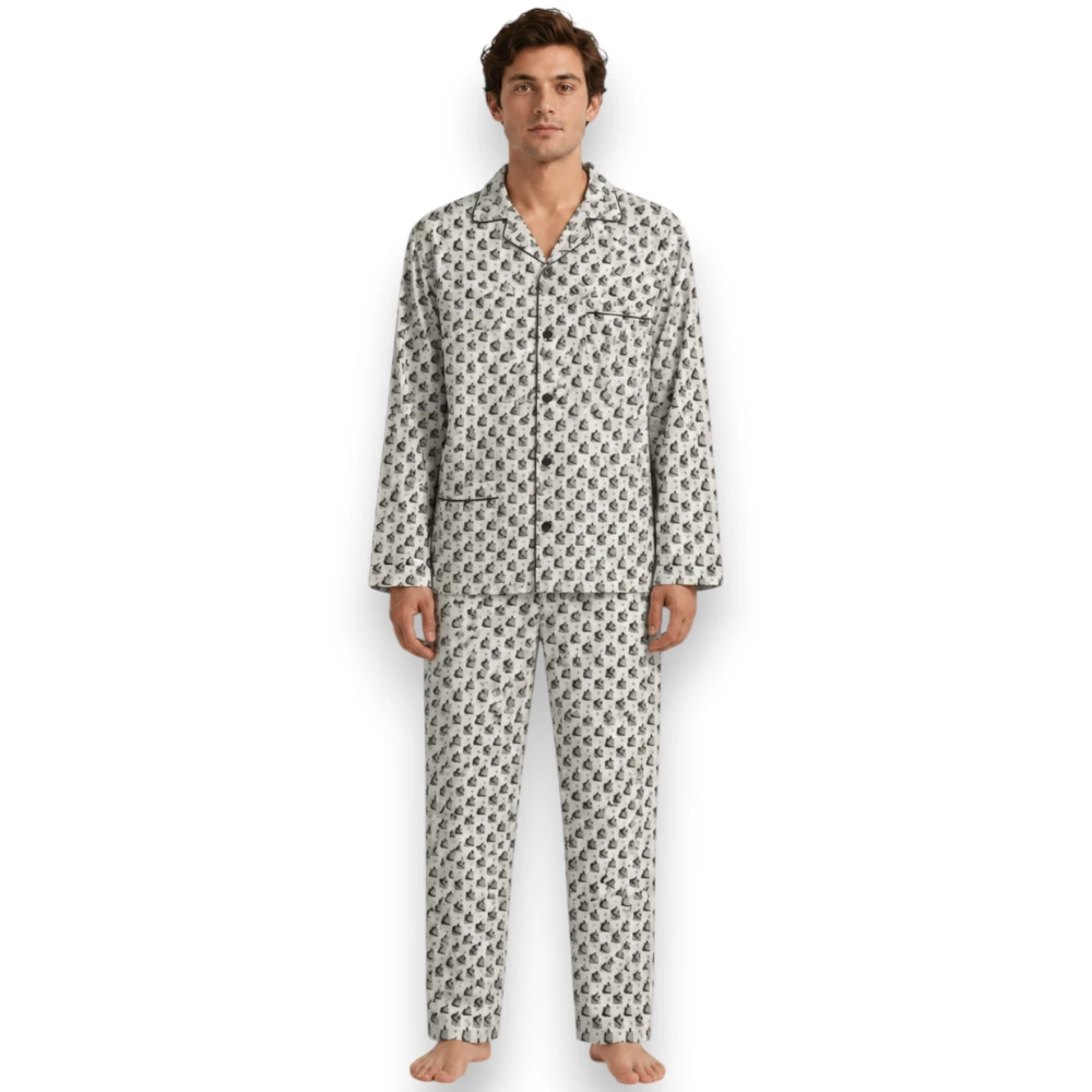 Pijama Franela Manga Larga Hombre 853 Jaimys - Image 3