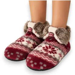 pantufla-bota-sherpa-afelpada-nordica-copos-oscar-hackman