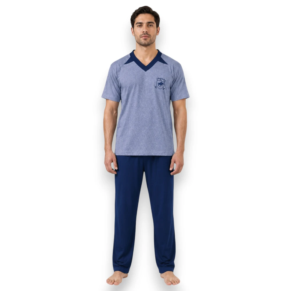 Pijama Manga Corta Pantalón P478 Polo - Image 2