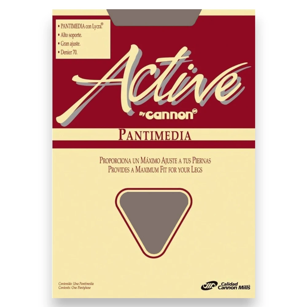Pantimedia Alto Soporte Denier 70 Lycra Mujer Cannon Active - Image 5
