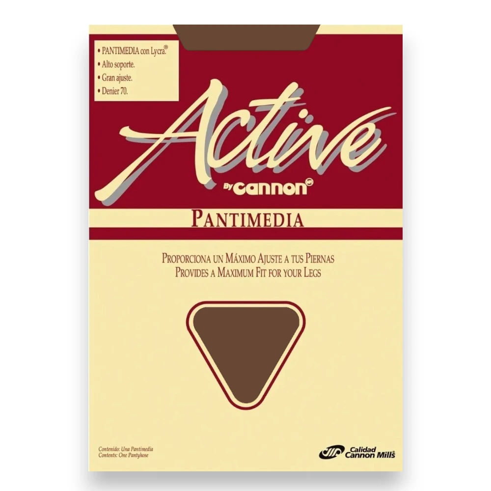 Pantimedia Alto Soporte Denier 70 Lycra Mujer Cannon Active - Image 4