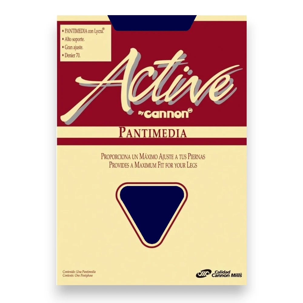 Pantimedia Alto Soporte Denier 70 Lycra Mujer Cannon Active - Image 6
