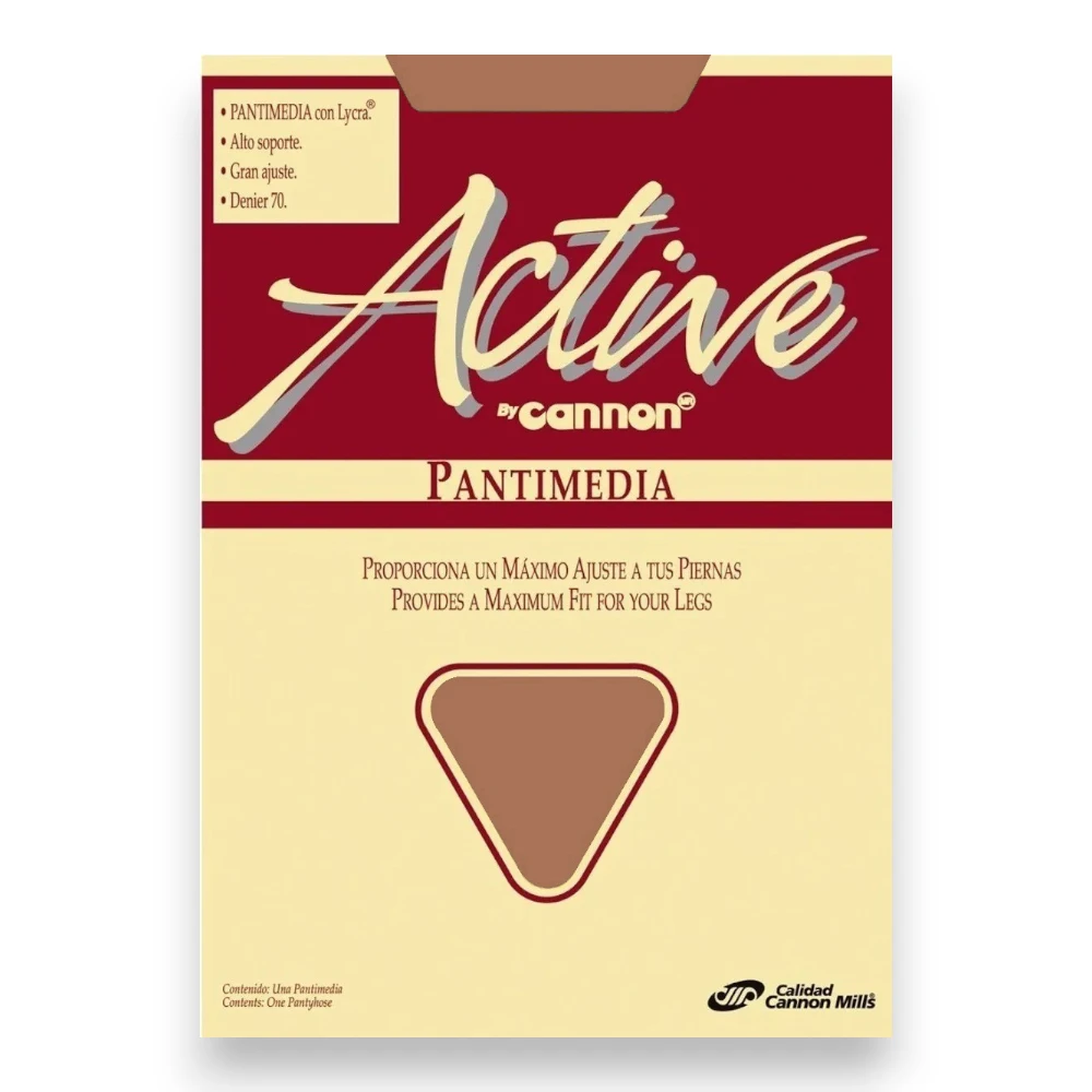 Pantimedia Alto Soporte Denier 70 Lycra Mujer Cannon Active - Image 2