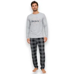 pijama-ligera-manga-larga-con-pantalon-hombre-skiny-74685