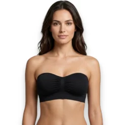 Top Strapless Banda Ancha Con Copas Mujer Solbi S1928
