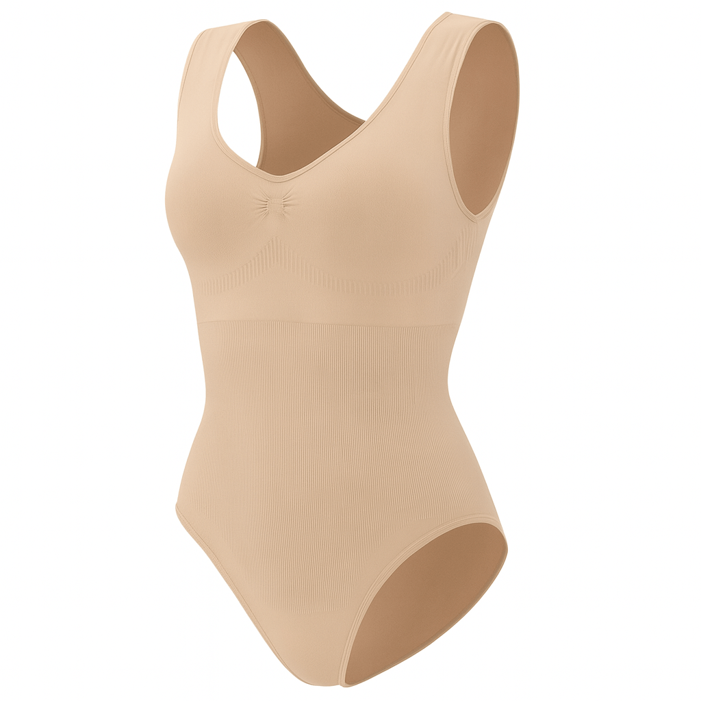 Body Moldeador Con Copas Sin Costuras Mujer Solbi S4102 - Imagen 3