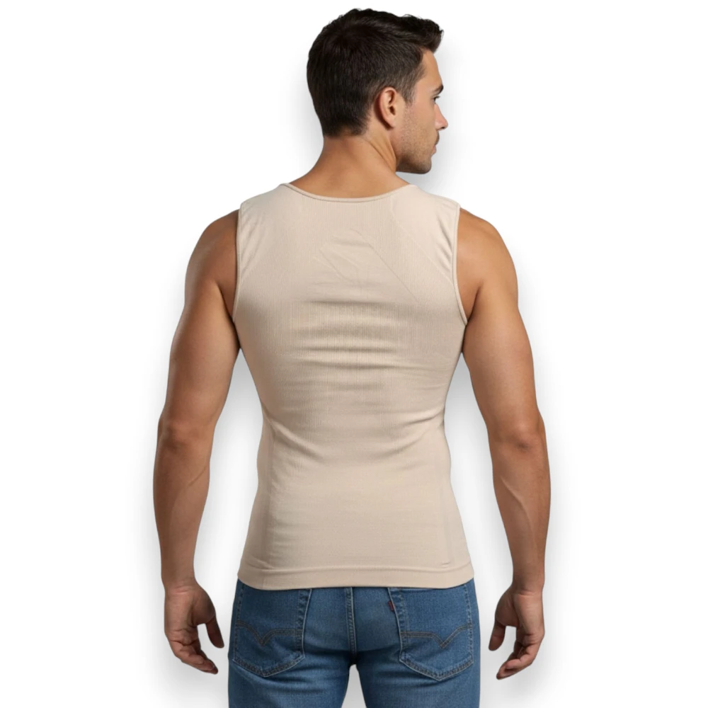 Playera De Control Manga Corta Sin Costuras Solbi E4200 - Imagen 2