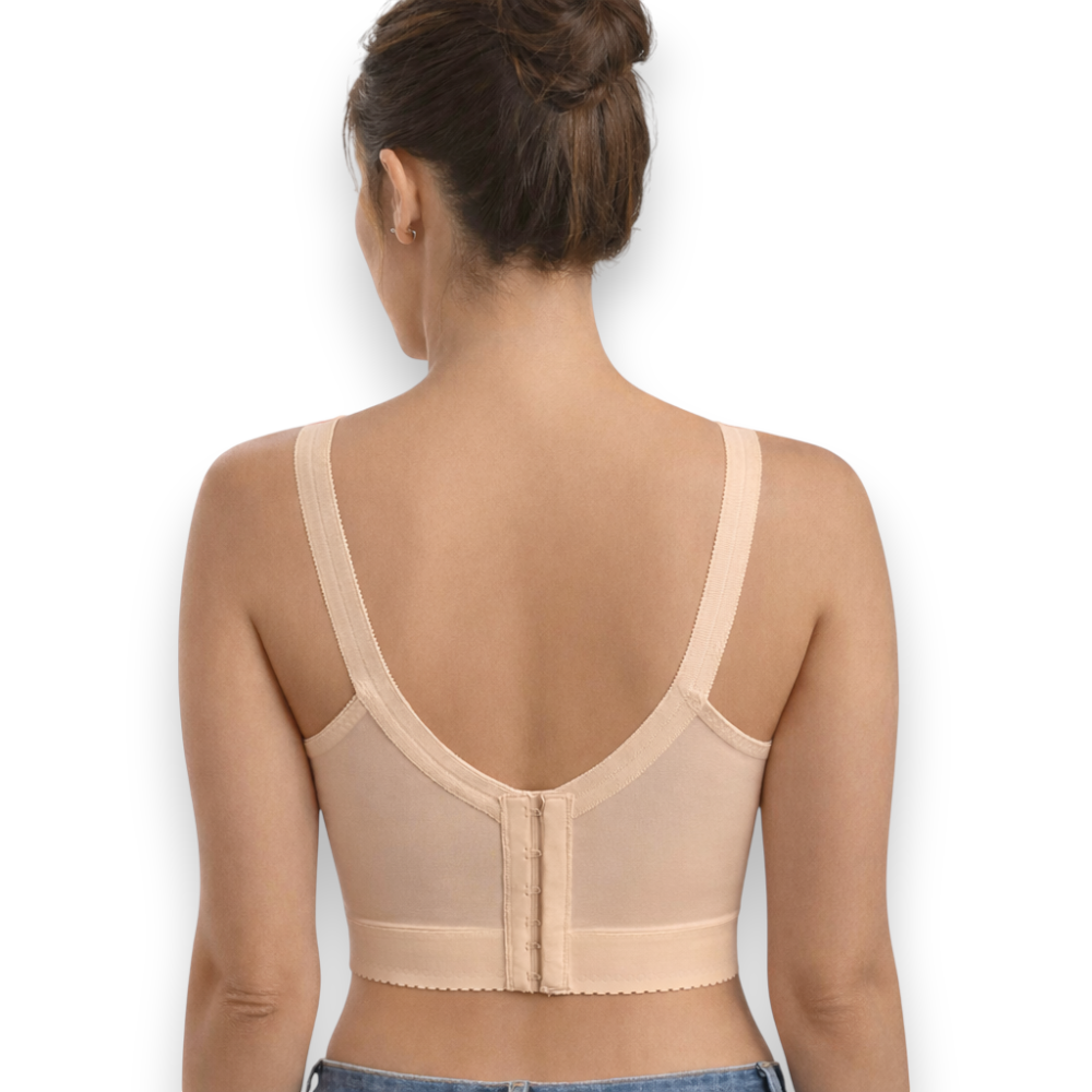 Brasier Peto Largo Con Varilla Cruzado Mujer Solbi S1707 - Imagen 2