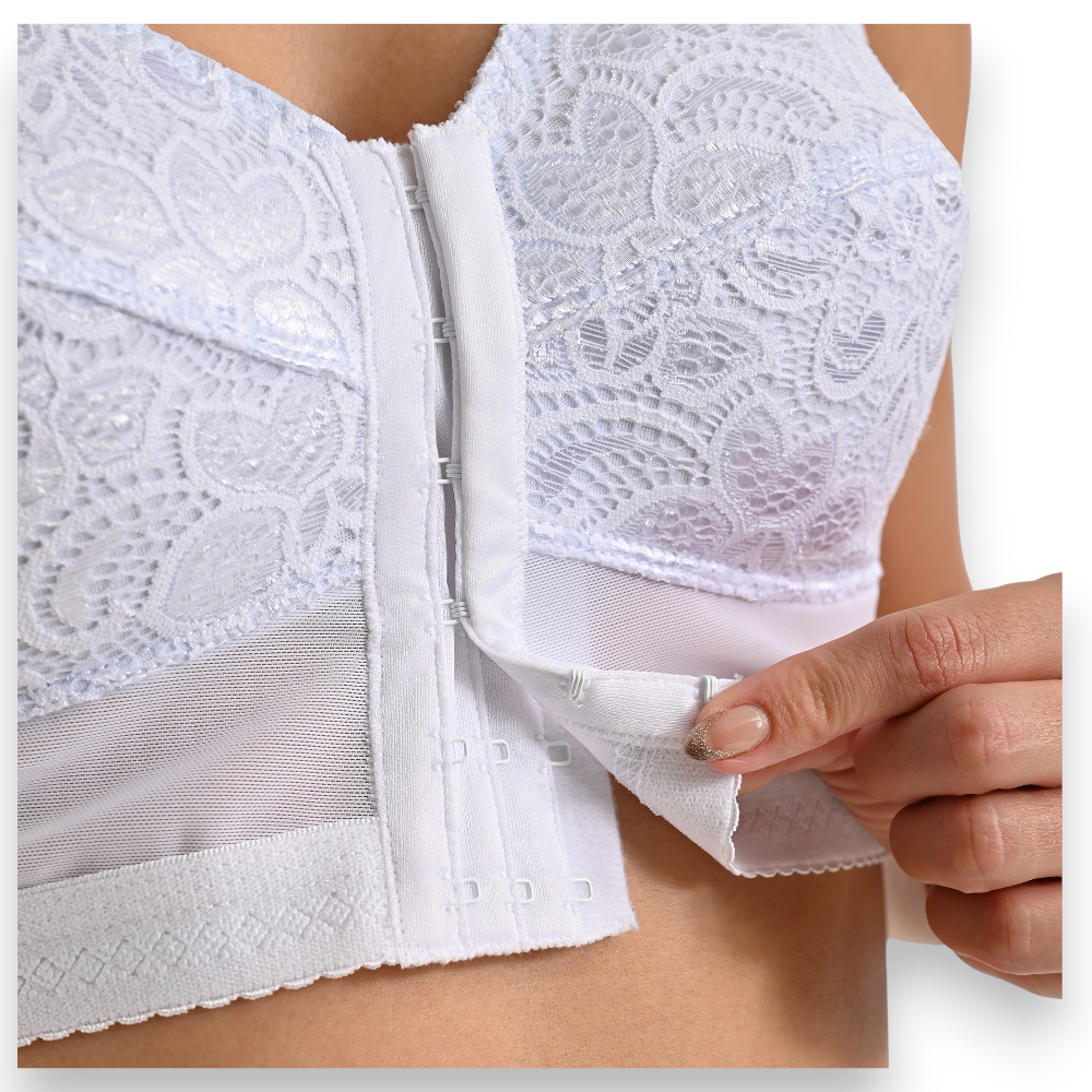 Brasier Corrector De Postura Broches Al Frente Solbi S1715 - Imagen 3