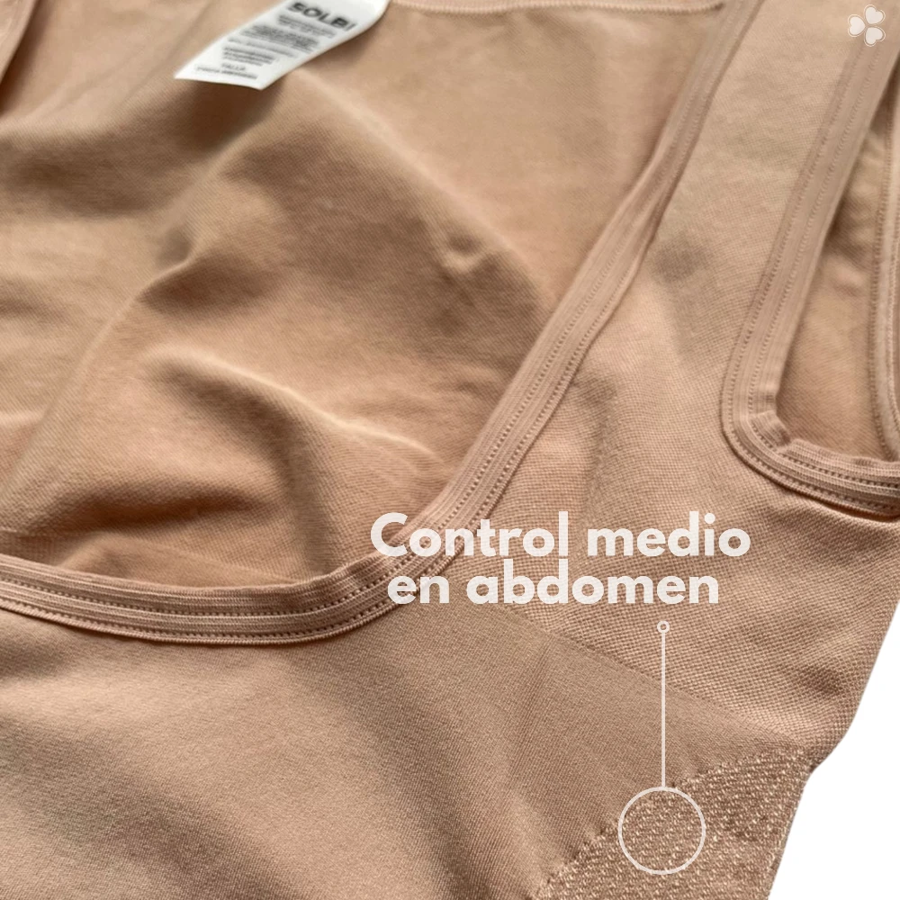 Camiseta Control Medio Con Busto Descubierto S4201 Solbi - Image 4