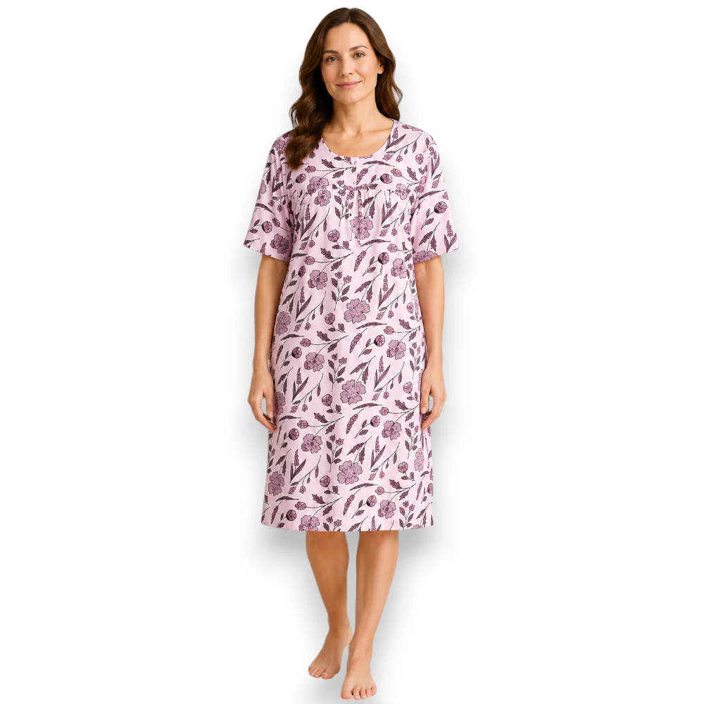pijama-bata-camison-polar-manga-corta-dama-intime-40857
