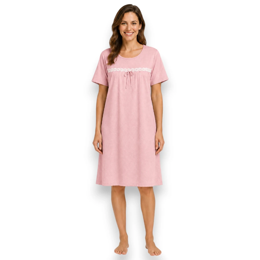 pijama-bata-camison-polar-manga-corta-dama-intime-40858