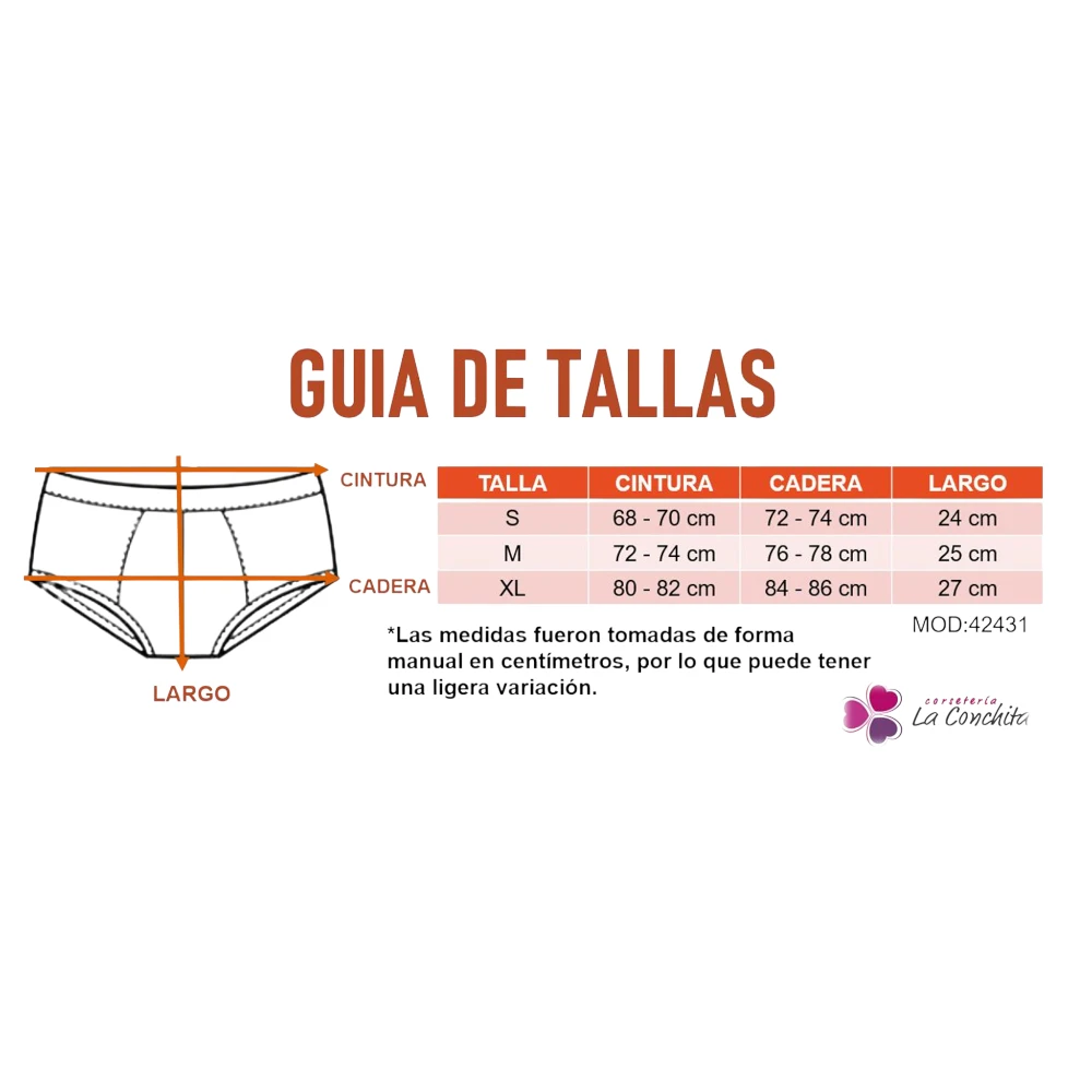 Guía de tallas