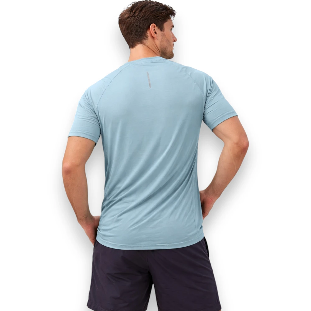 Playera Deportiva Manga Corta Hombre Gym Fitness Hawai 52212 - Imagen 2