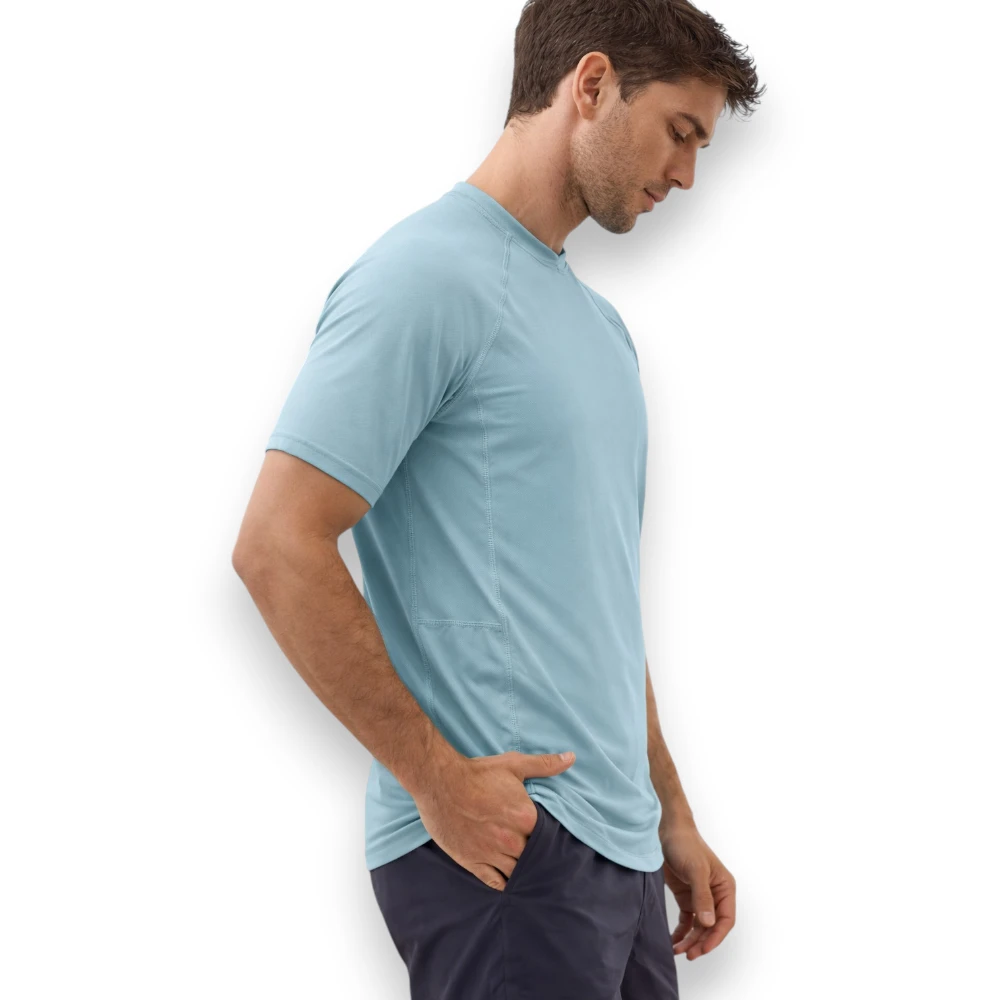Playera Deportiva Manga Corta Hombre Gym Fitness Hawai 52212 - Imagen 3