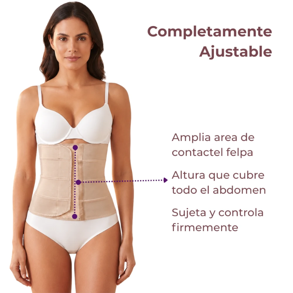 Faja 4b Alta Ajustable Postparto Postquirúrgica New Look 577 - Imagen 3
