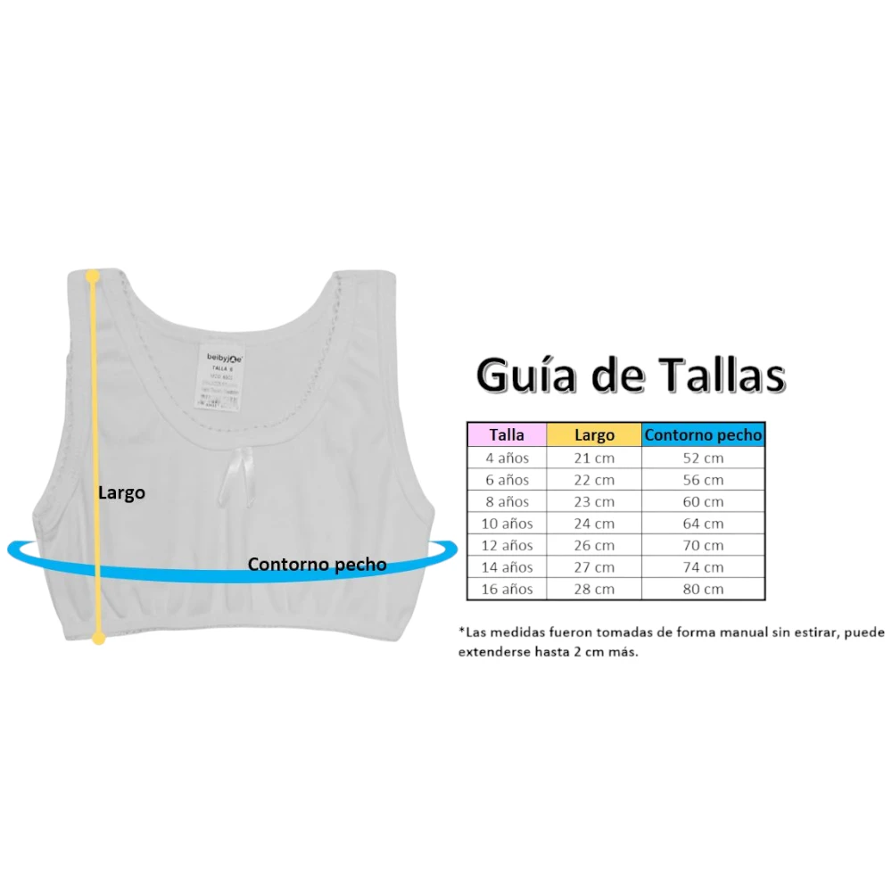 Guía de tallas