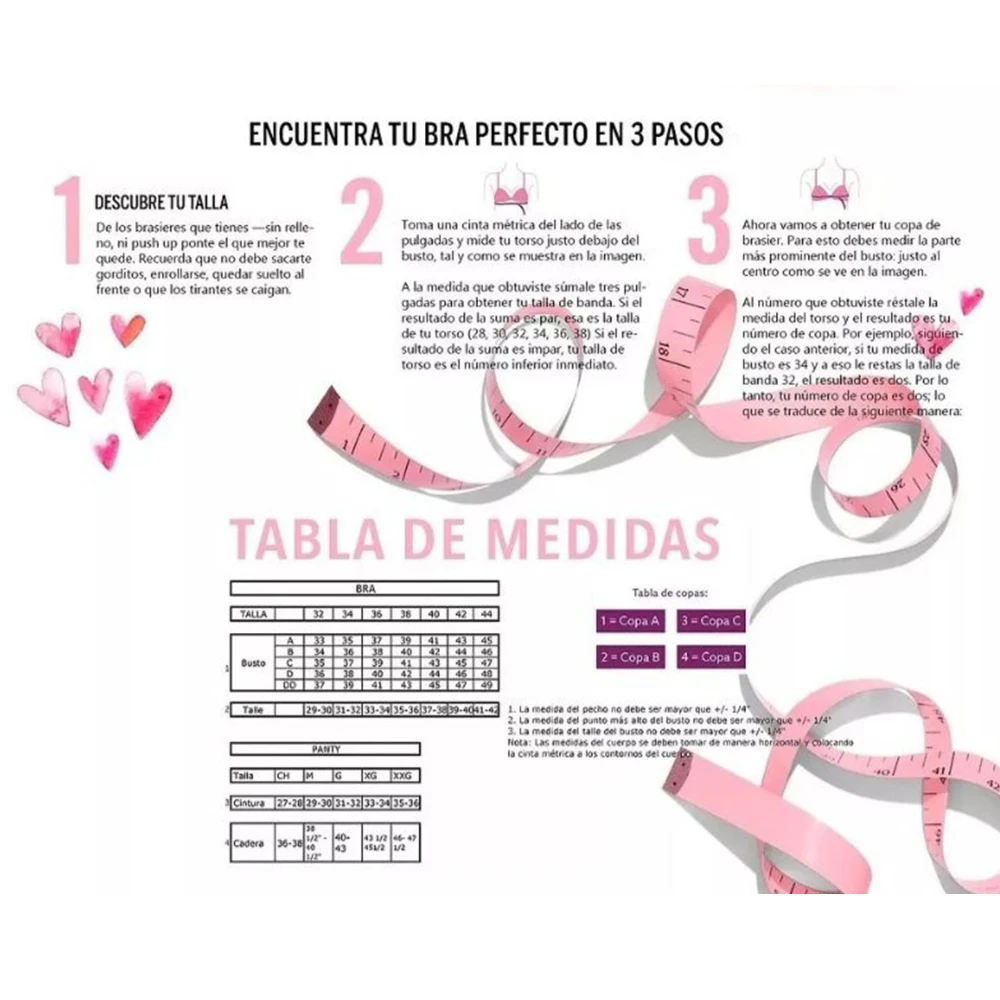 Guía de tallas